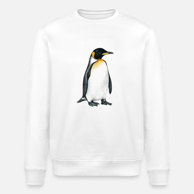 pingouin mignon - Sweat bio ROLLER Stanley/Stella Unisexe - blanc