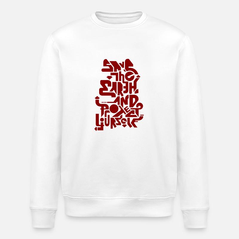 saveprotect_1f - Sweat bio ROLLER Stanley/Stella Unisexe - blanc