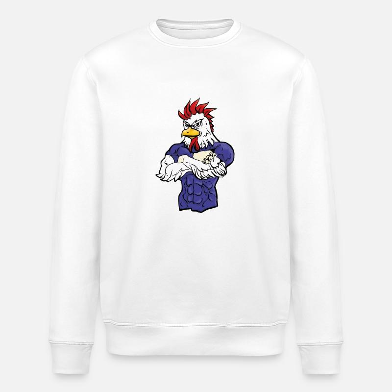 l'Equipe - Sweat bio ROLLER Stanley/Stella Unisexe - blanc