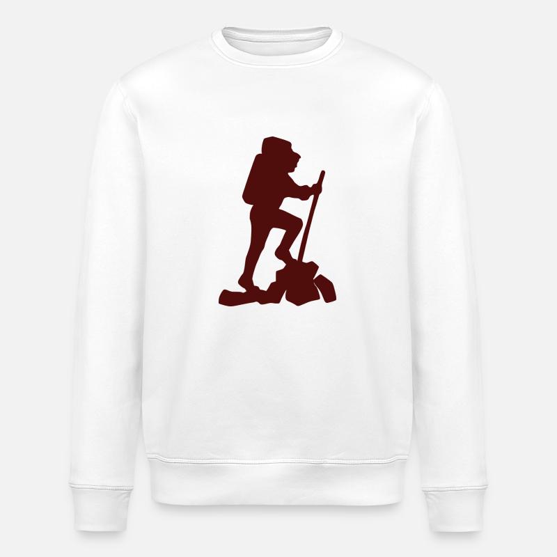 backpack suitcase backpack bag briefcase58 - Stanley/Stella ROLLER Unisex Organic Sweatshirt - white