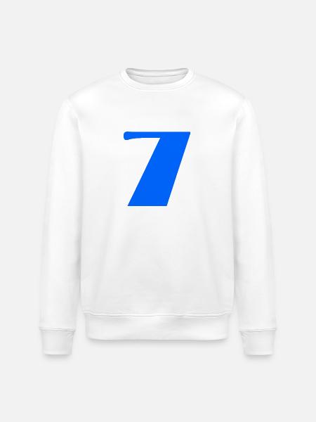 7. BIRTHDAY. HAPPY BIRTHDAY - Stanley/Stella ROLLER Unisex Organic Sweatshirt - white