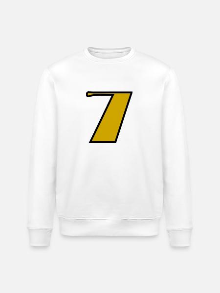 7. BIRTHDAY. HAPPY BIRTHDAY - Stanley/Stella ROLLER Unisex Organic Sweatshirt - white