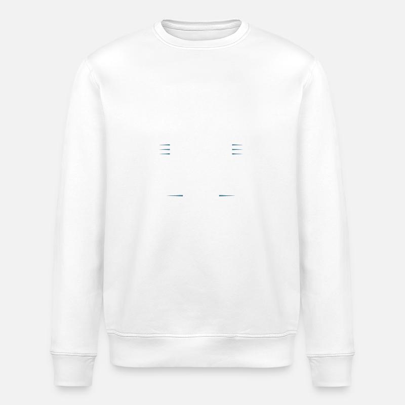 Climbing Crew - Stanley/Stella ROLLER Unisex Organic Sweatshirt - white
