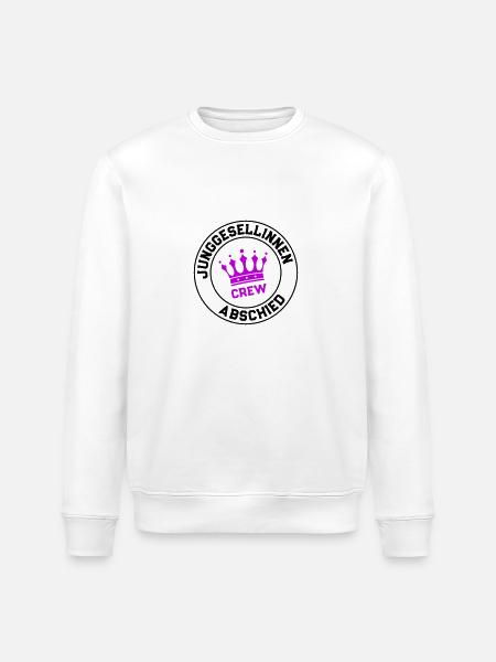 Junggesellinnenabschied Crew - Stanley/Stella Unisex Bio-Sweatshirt ROLLER - Weiß