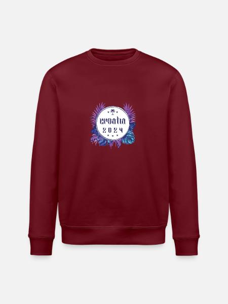 Croatia 2024 - Stanley/Stella ROLLER Unisex Organic Sweatshirt - white