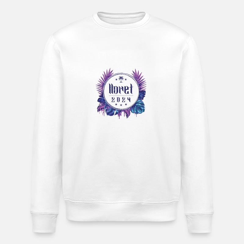 Lloret de Mar 2024 - Sweat bio ROLLER Stanley/Stella Unisexe - blanc