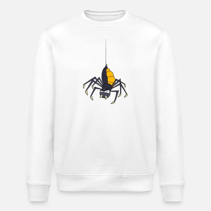 Spinne - Stanley/Stella Unisex Bio-Sweatshirt ROLLER - Weiß