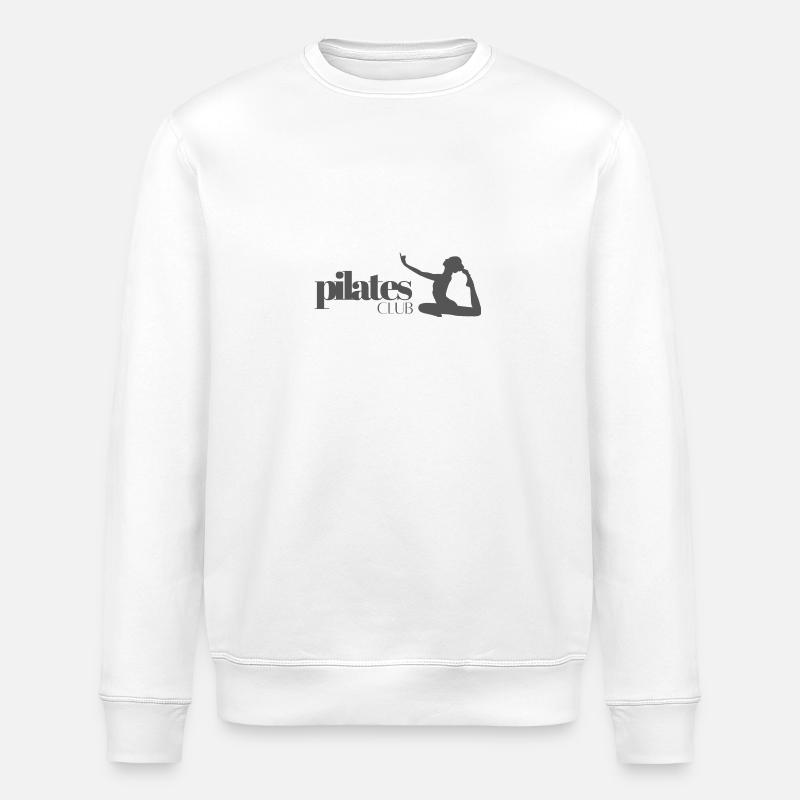 Pilates Club - Stanley/Stella Unisex Bio-Sweatshirt ROLLER - Weiß
