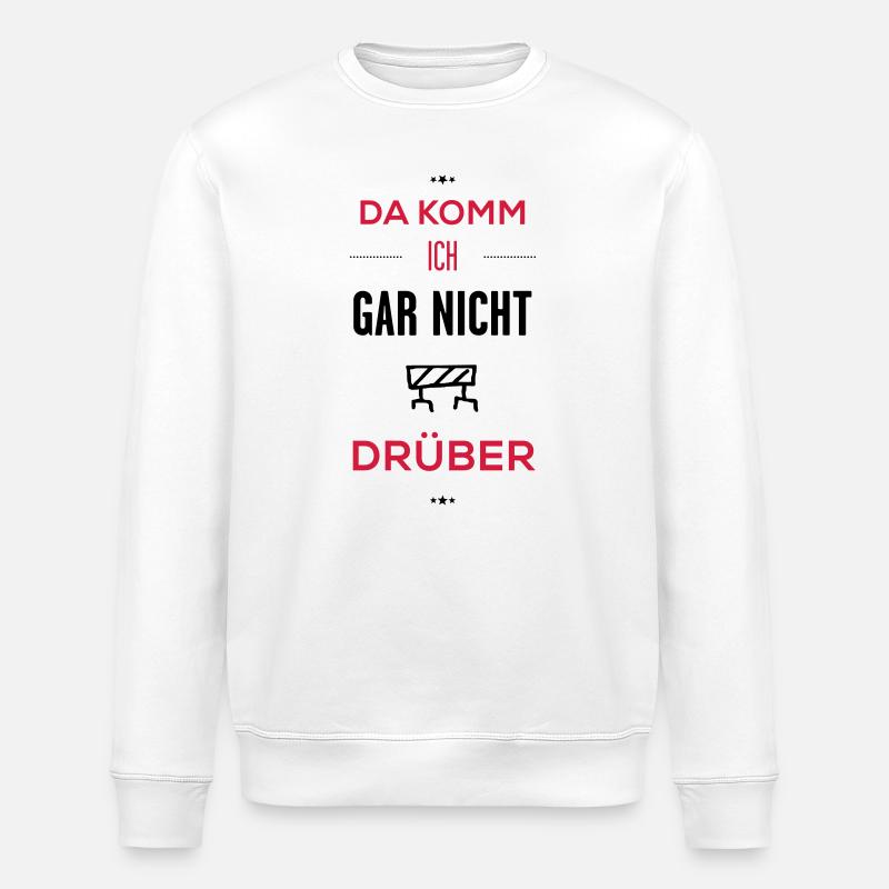 gar nicht drüber - Stanley/Stella Unisex Bio-Sweatshirt ROLLER - Weiß
