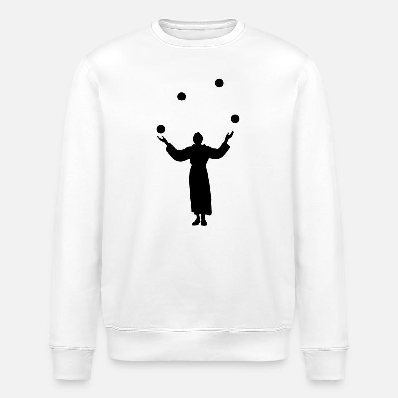 Juggling - Stanley/Stella ROLLER Unisex Organic Sweatshirt - white