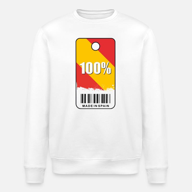 100% Made in Spain - Stanley/Stella Unisex Bio-Sweatshirt ROLLER - Weiß