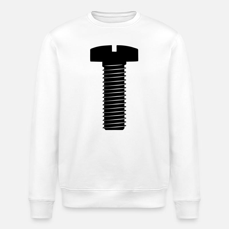 Schraubenbolzen-Rundkopf - Stanley/Stella Unisex Bio-Sweatshirt ROLLER - Weiß