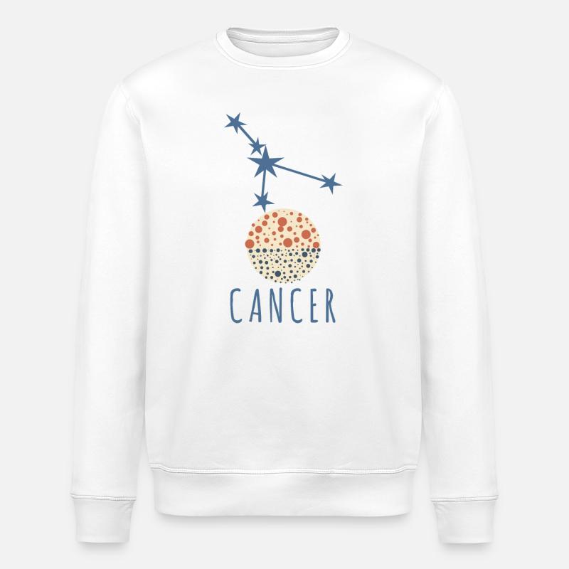 Das Sternbild des Krebses - Stanley/Stella Unisex Bio-Sweatshirt ROLLER - Weiß
