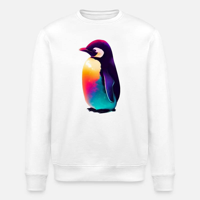 Pinguin - Stanley/Stella Unisex Bio-Sweatshirt ROLLER - Weiß