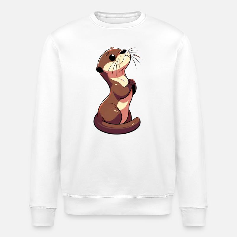 Otter - Stanley/Stella Unisex Bio-Sweatshirt ROLLER - Weiß