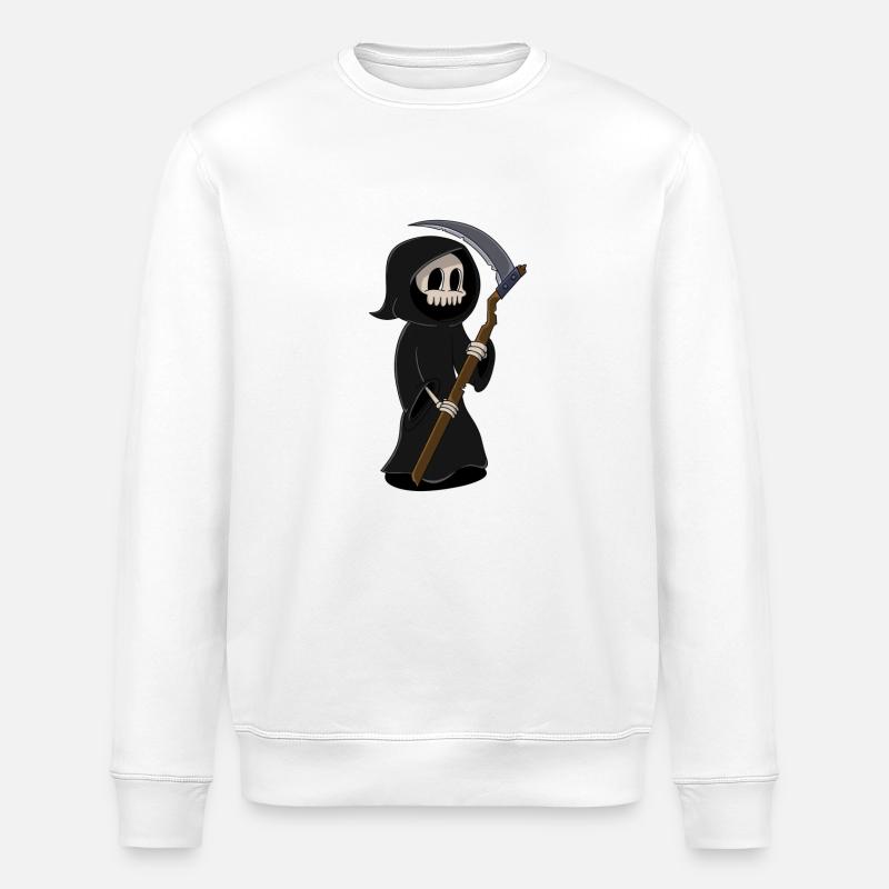 Skull - Stanley/Stella Unisex Bio-Sweatshirt ROLLER - Weiß