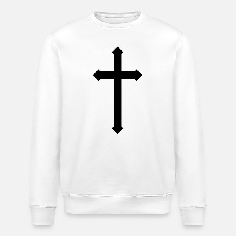 Croix - Sweat bio ROLLER Stanley/Stella Unisexe - blanc