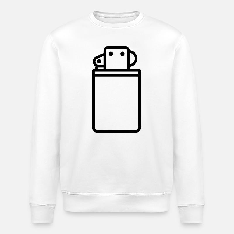 Feuerzeug - Stanley/Stella Unisex Bio-Sweatshirt ROLLER - Weiß