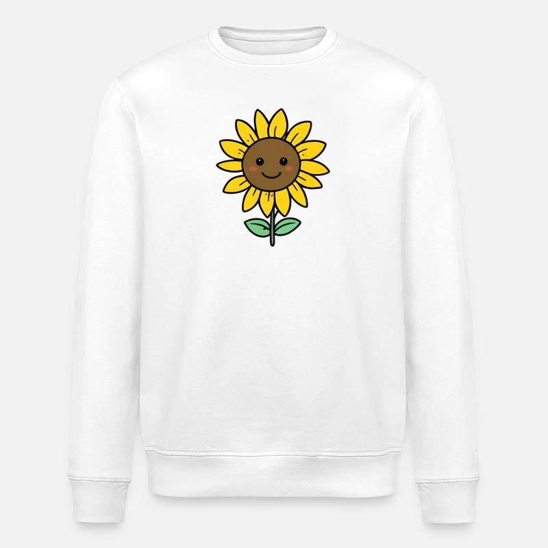 Dessin animé Joyeux de Tournesol - Sweat bio ROLLER Stanley/Stella Unisexe - blanc