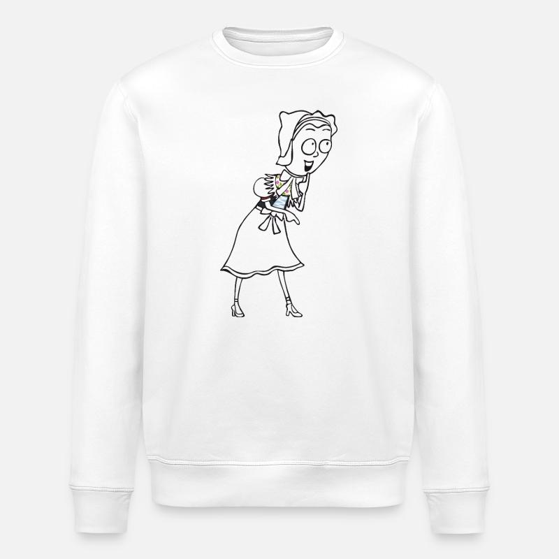 SERBSKA JANKA - contour - - Sweat bio ROLLER Stanley/Stella Unisexe - blanc