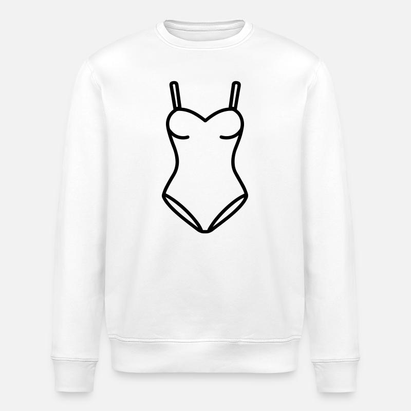 Badeanzug - Stanley/Stella Unisex Bio-Sweatshirt ROLLER - Weiß