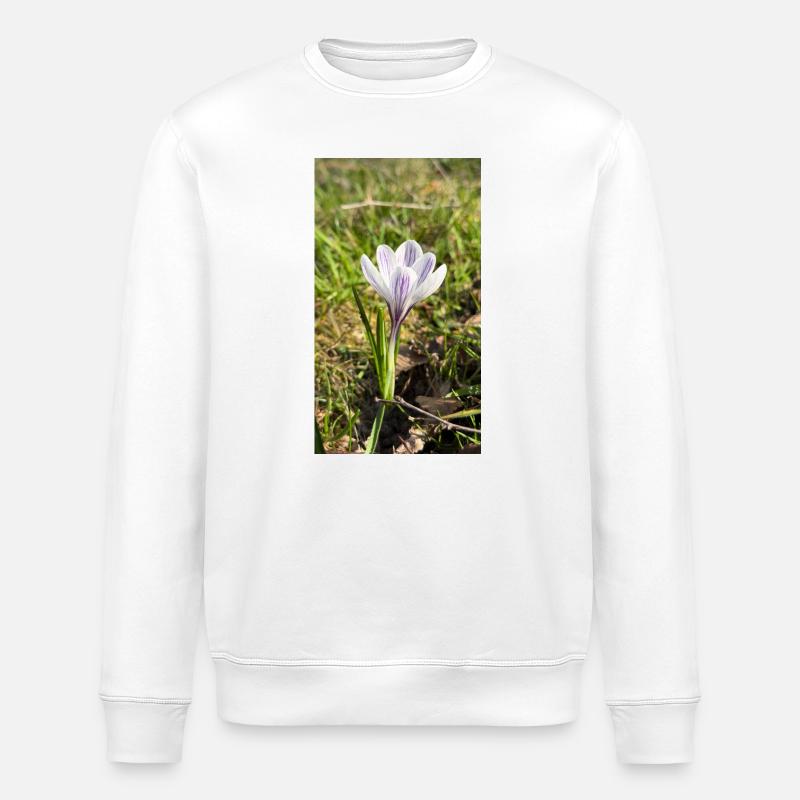 Krokus - Stanley/Stella Unisex Bio-Sweatshirt ROLLER - Weiß