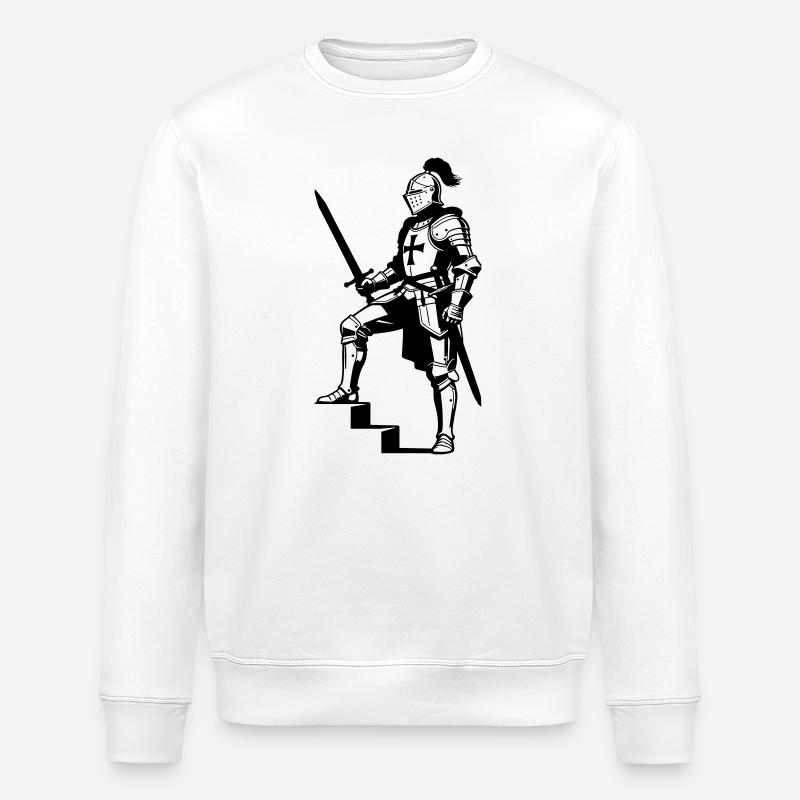knight - Stanley/Stella ROLLER Unisex Organic Sweatshirt - white
