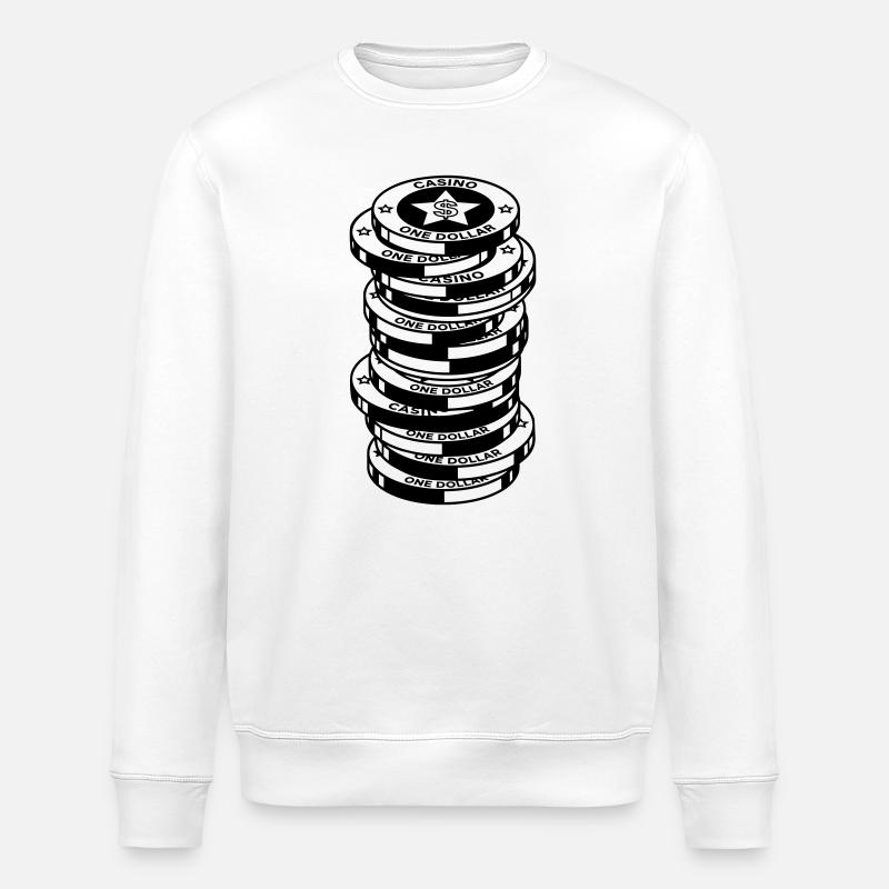 Kasino - Stanley/Stella Unisex Bio-Sweatshirt ROLLER - Weiß