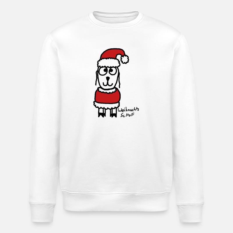 Weihnachts ScHoF - Stanley/Stella Unisex Bio-Sweatshirt ROLLER - Weiß