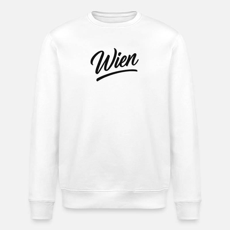 Vienna Script - Stanley/Stella ROLLER Unisex Organic Sweatshirt - white