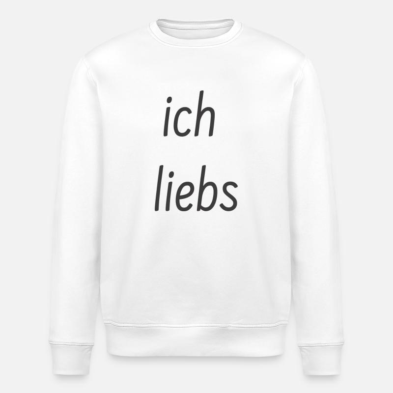 ich liebs - Stanley/Stella Unisex Bio-Sweatshirt ROLLER - Weiß