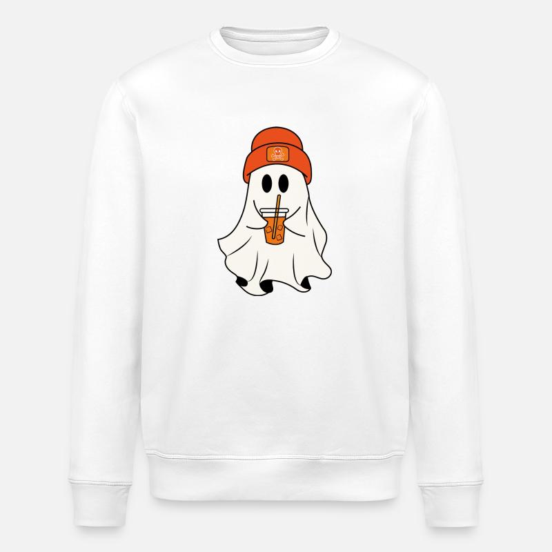 Ghost - Stanley/Stella ROLLER Unisex Organic Sweatshirt - white