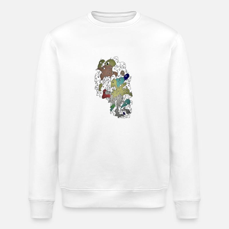 farbe123 - Stanley/Stella Unisex Bio-Sweatshirt ROLLER - Weiß