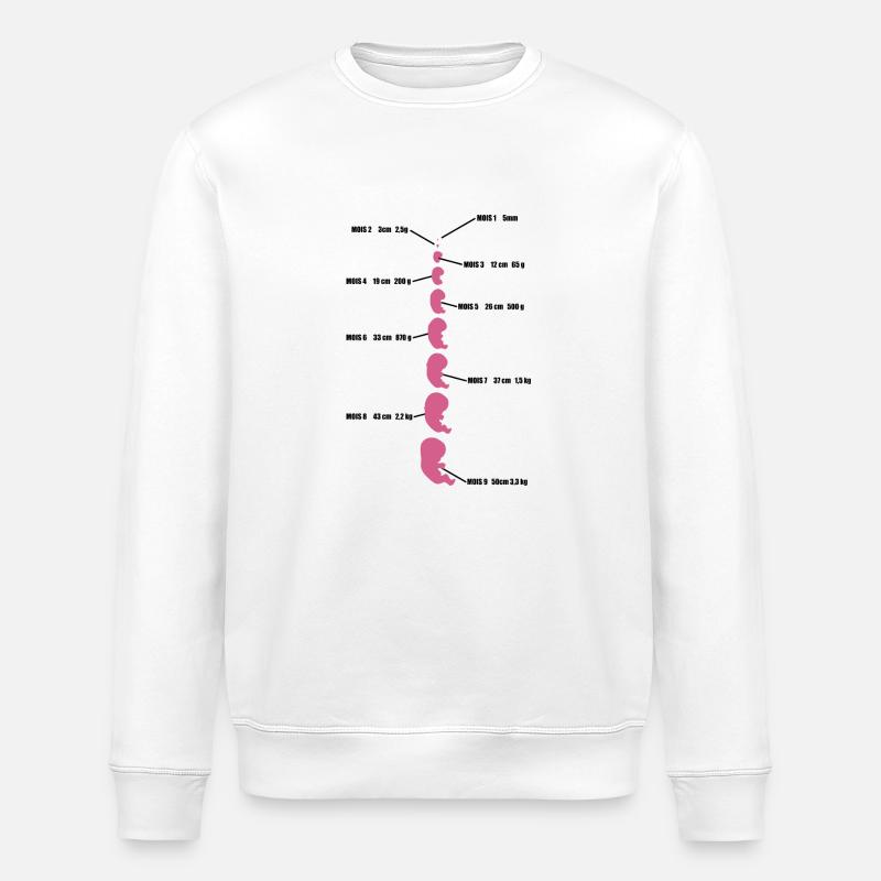 bébé evolution - Sweat bio ROLLER Stanley/Stella Unisexe - blanc