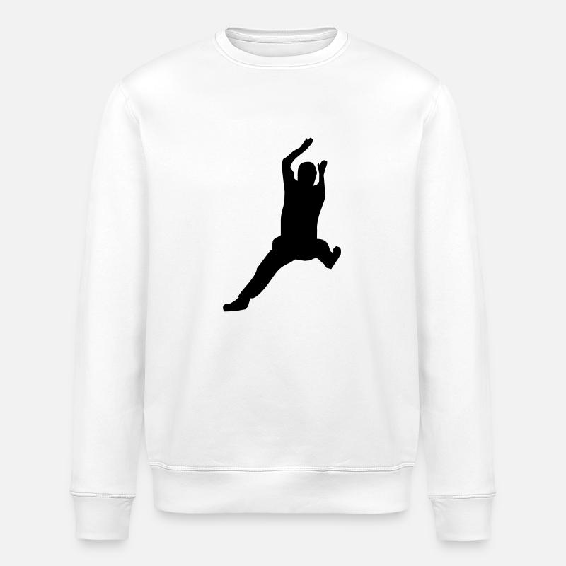Handball Torhüter - Stanley/Stella Unisex Bio-Sweatshirt ROLLER - Weiß