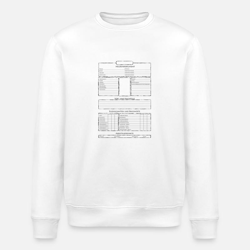 Heldendokuemt - Stanley/Stella Unisex Bio-Sweatshirt ROLLER - Weiß