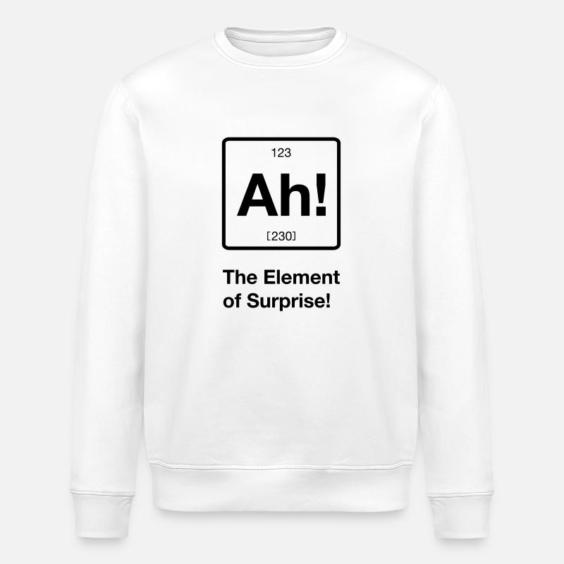 Ah! The Element Surprise - Sweat bio ROLLER Stanley/Stella Unisexe - blanc