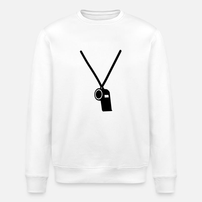 Pfeife - Stanley/Stella Unisex Bio-Sweatshirt ROLLER - Weiß