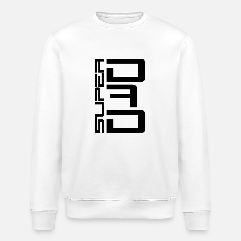 Super Dad - Stanley/Stella Unisex Bio-Sweatshirt ROLLER - Weiß