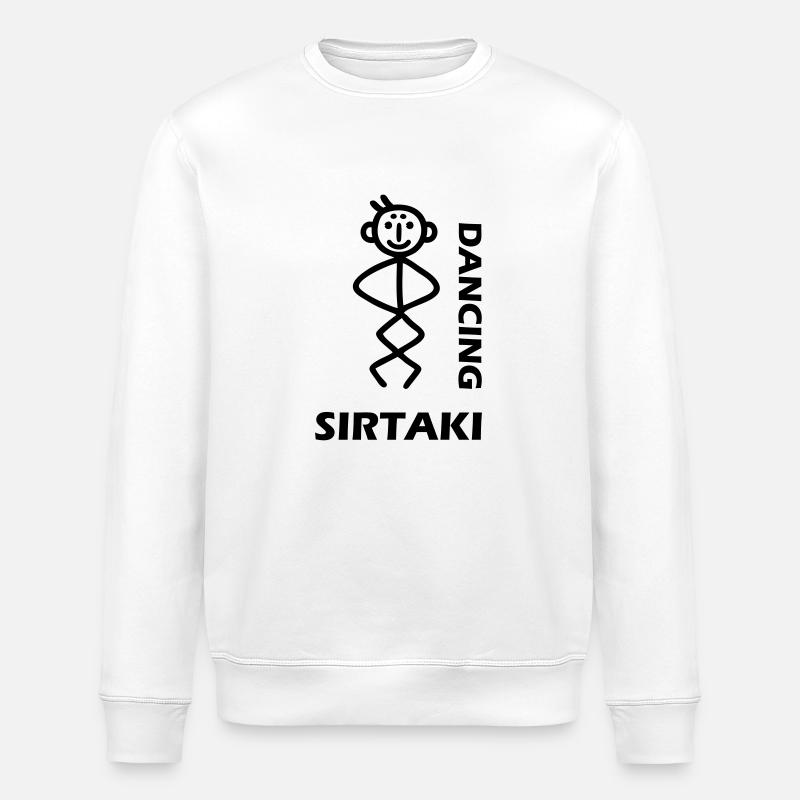 Sirtaki Dancing - Stanley/Stella Unisex Bio-Sweatshirt ROLLER - Weiß