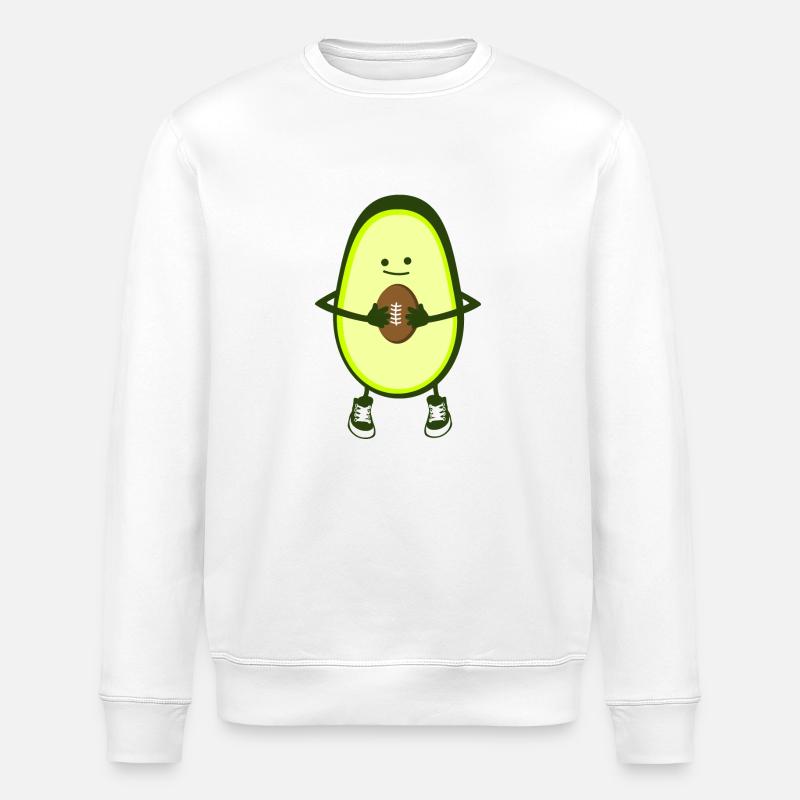 Rugby - Avocado - Stanley/Stella Unisex Bio-Sweatshirt ROLLER - Weiß
