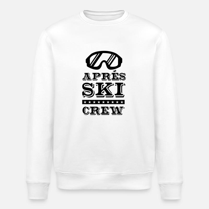 apres ski crew brille - Stanley/Stella Unisex Bio-Sweatshirt ROLLER - Weiß