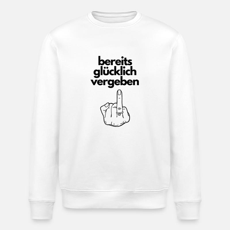 Bereits glücklich vergeben - Stanley/Stella Unisex Bio-Sweatshirt ROLLER - Weiß
