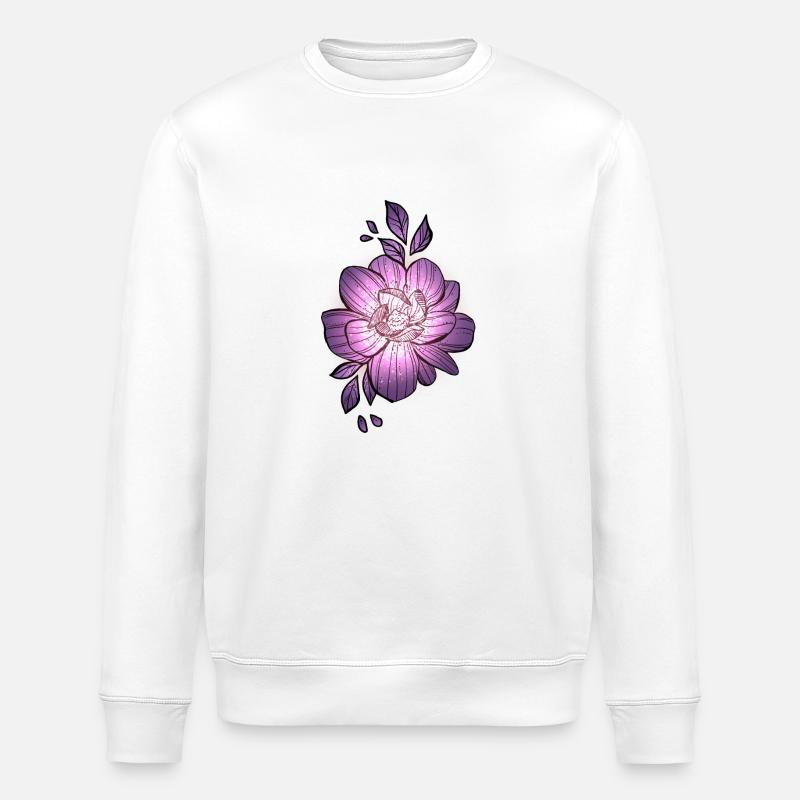 Rose - Stanley/Stella Unisex Bio-Sweatshirt ROLLER - Weiß