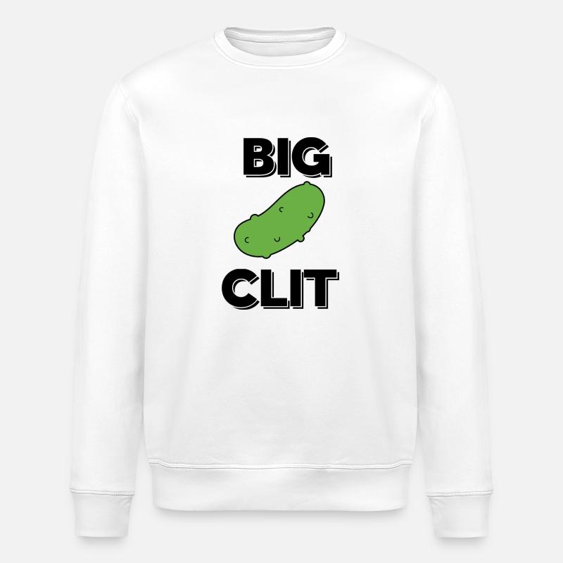 Big Clit - Stanley/Stella Unisex Bio-Sweatshirt ROLLER - Weiß