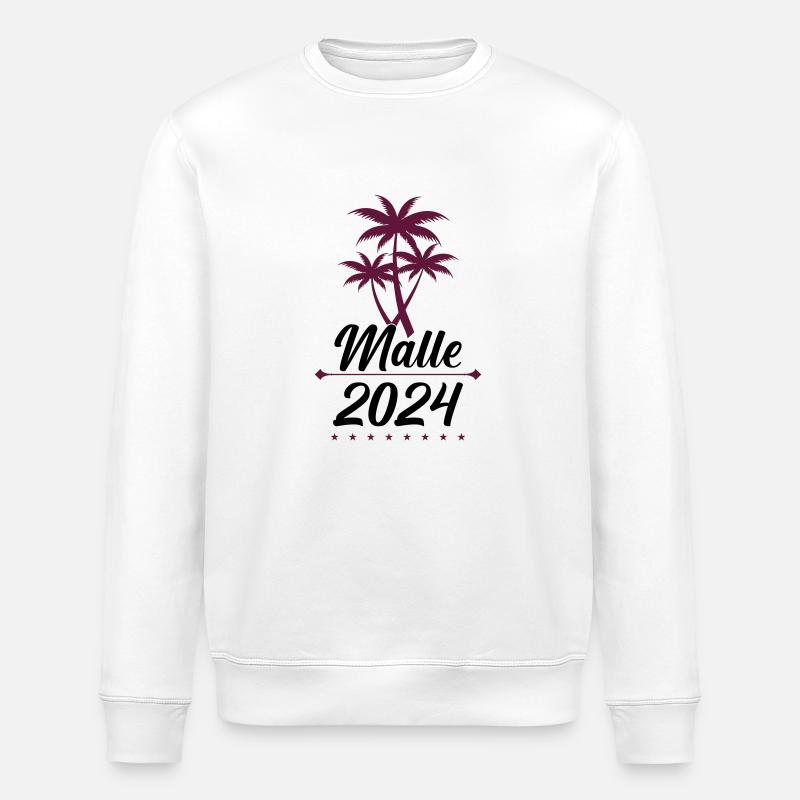 malle 2024 001 - Sweat bio ROLLER Stanley/Stella Unisexe - blanc