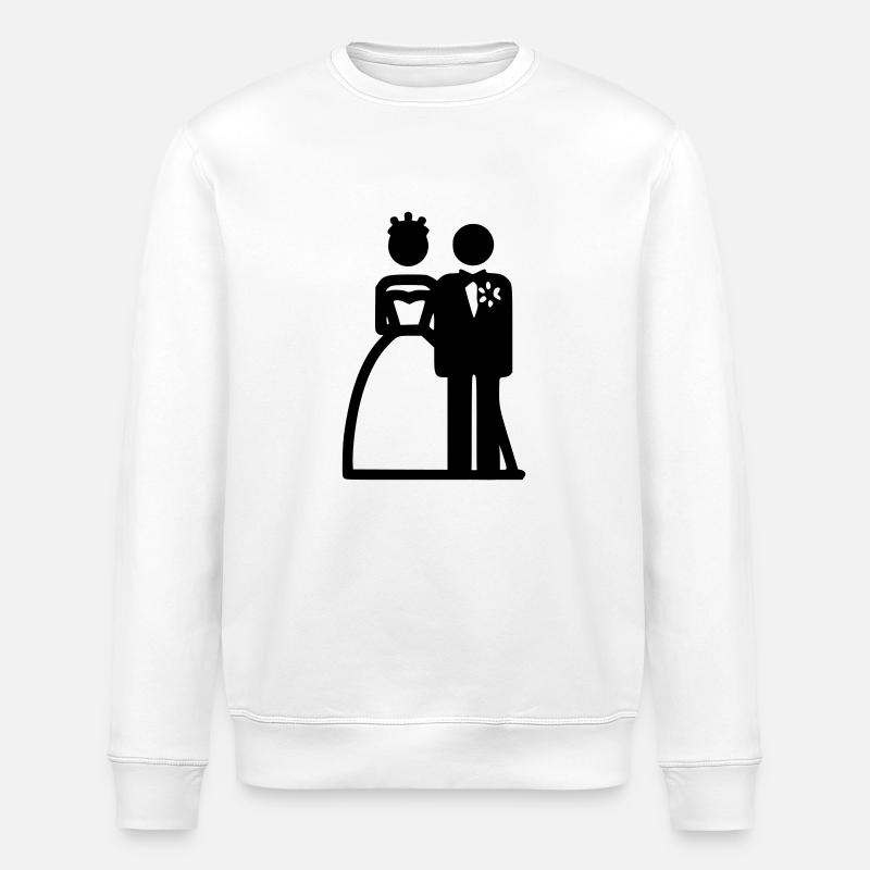 Married - Stanley/Stella ROLLER Unisex Organic Sweatshirt - white