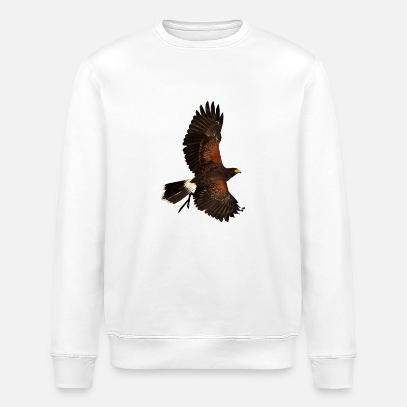aigle oiseaux aigle voegel vogel1 - Sweat bio ROLLER Stanley/Stella Unisexe - blanc