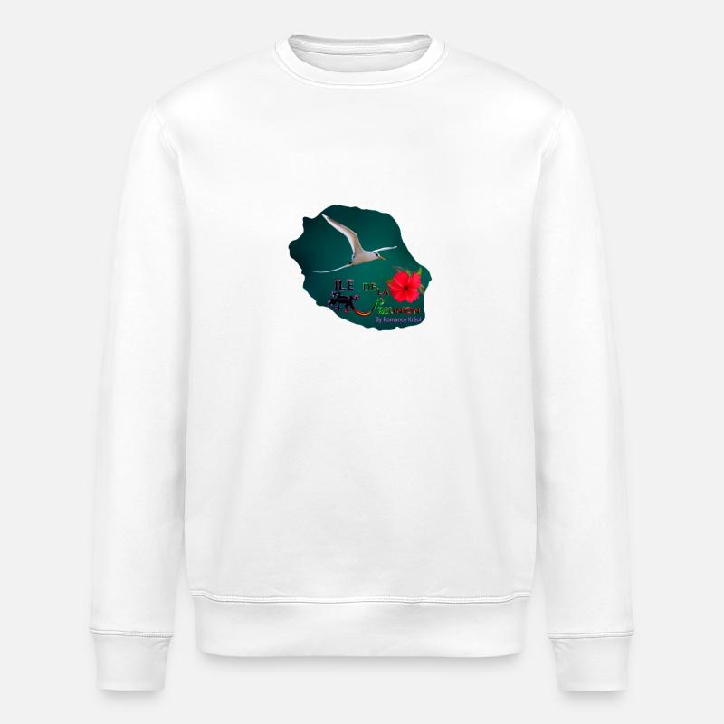 Carte Paille en queue - Sweat bio ROLLER Stanley/Stella Unisexe - blanc