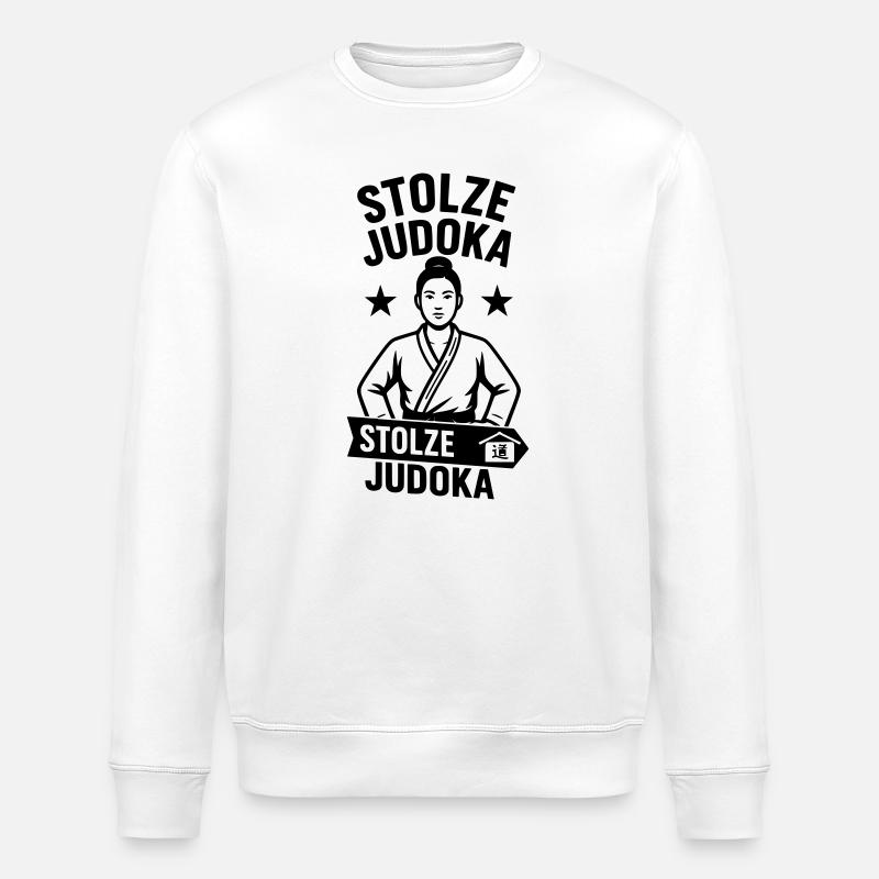 stolze judoka - Stanley/Stella Unisex Bio-Sweatshirt ROLLER - Weiß
